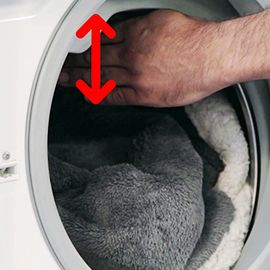 La machine est trop chargée en linge