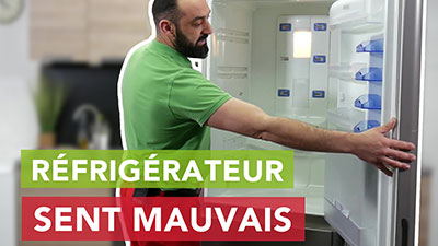 Pourquoi mon frigo sent mauvais ?