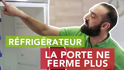 Pourquoi mon frigo ne ferme pas bien ou plus ?